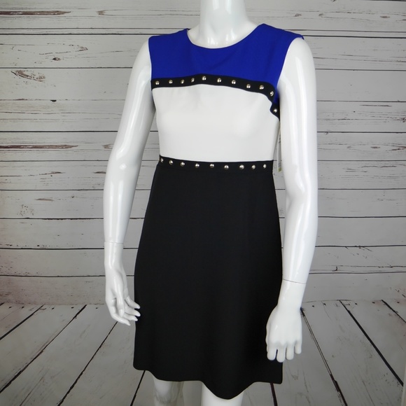 Sandra Darren Dresses & Skirts - SANDRA DARREN SHEATH ILLUSION STUD CAREER COCKTAIL